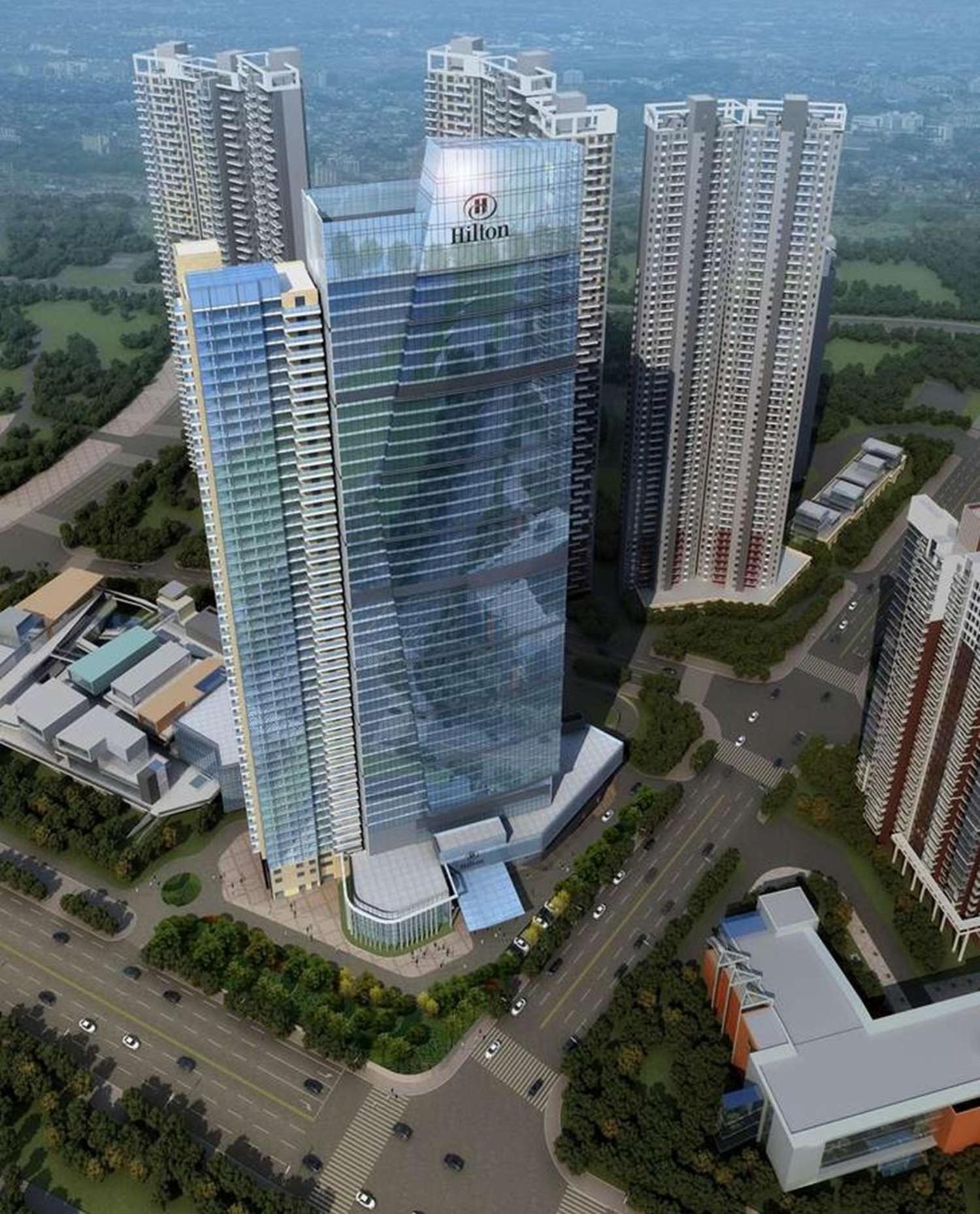 Hilton Wuhan Yangtze Riverside Exterior foto